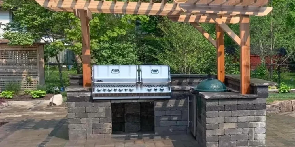 Outdoor kitchen install in Loudon County