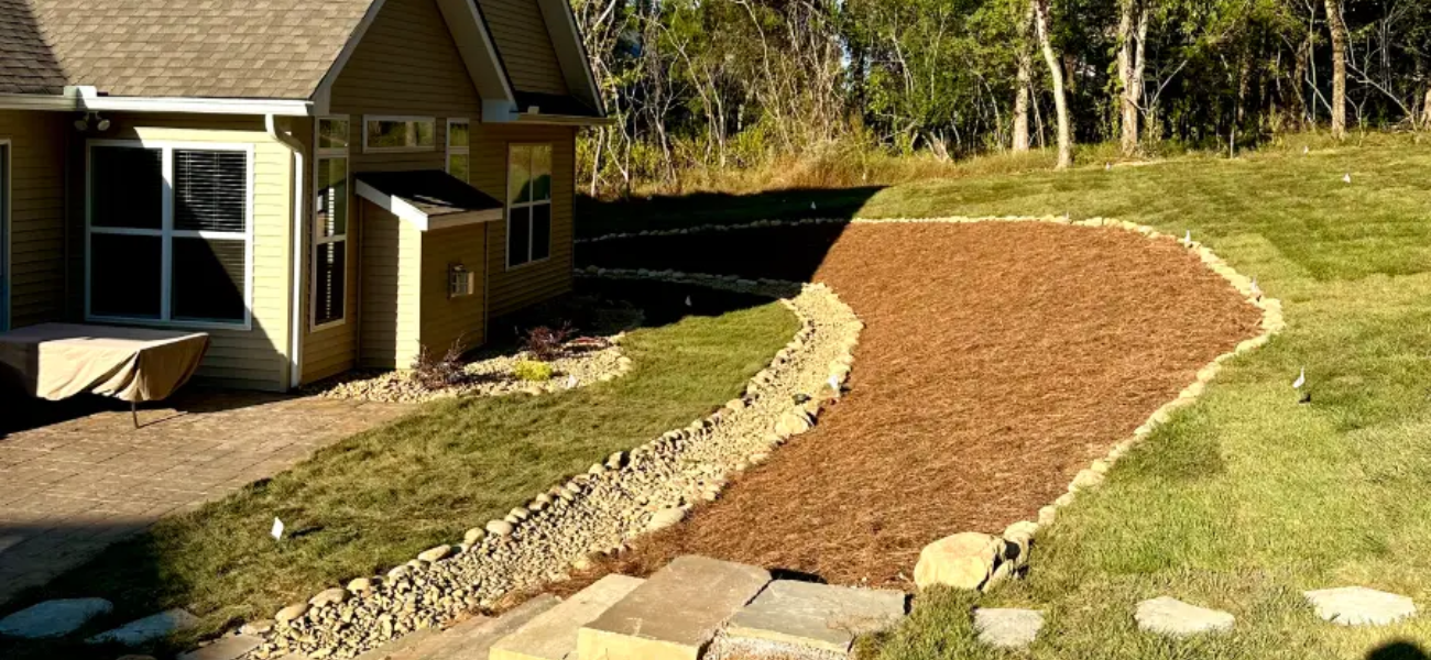 Sloped yard landscaping blog