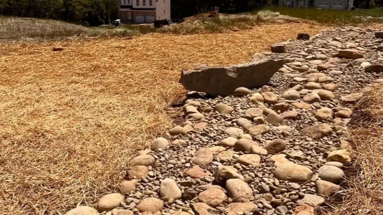 decorative stone or mulch