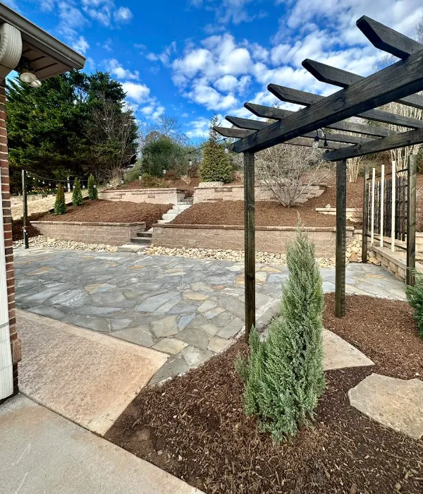 expansive outdoor living space construction