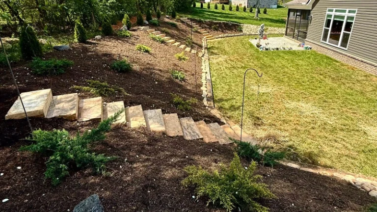 bark mulch vs decorative stone kingston garden beds
